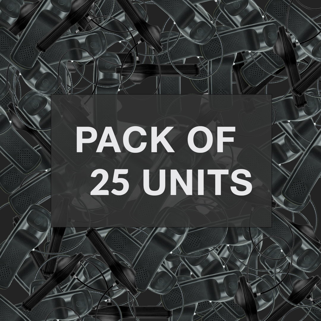 Alarming Supertag 15cm Lanyard – Pack of 25 units for bulk high-security retail protection.