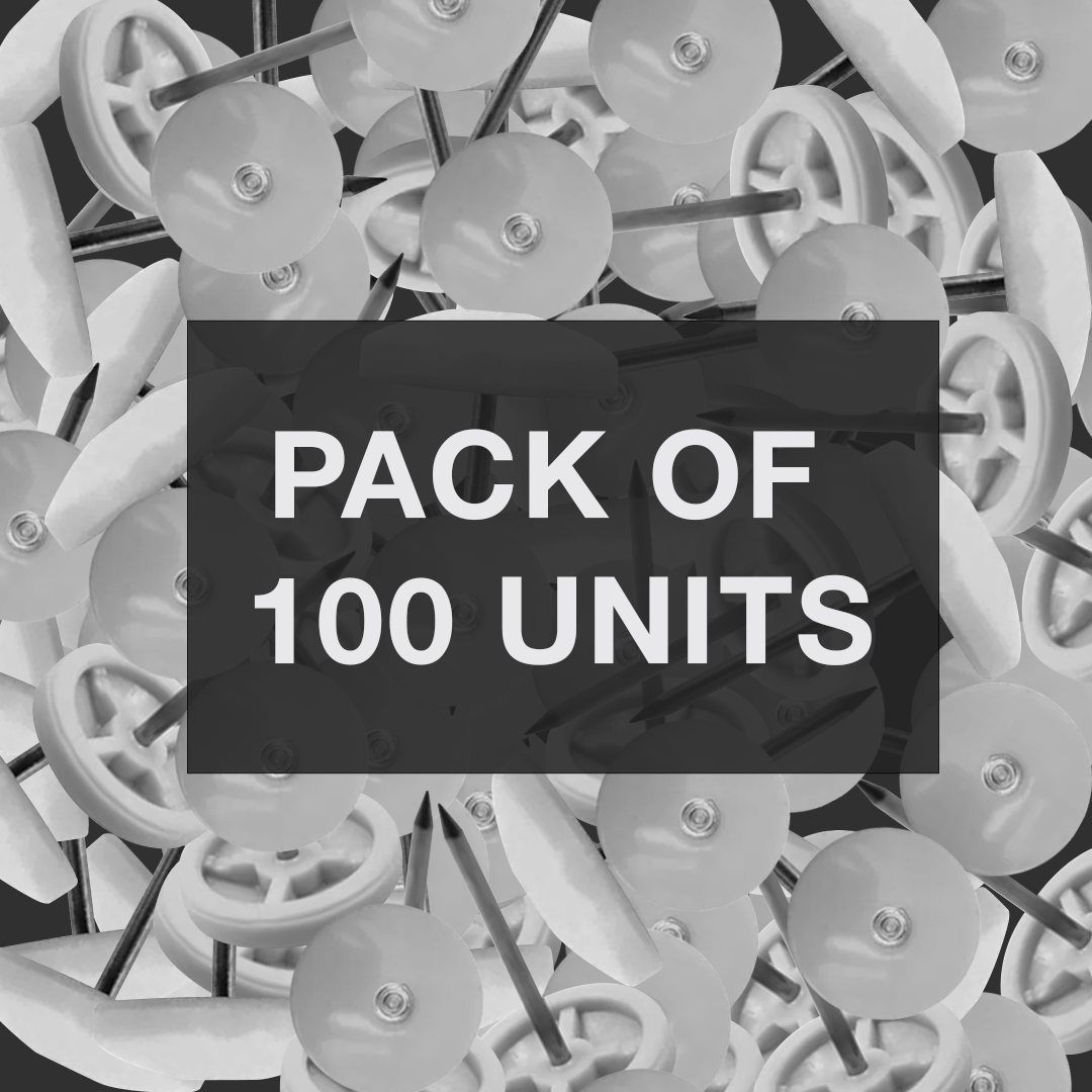 Pencil Tack – Pack of 100 units for bulk retail security and anti-theft protection.