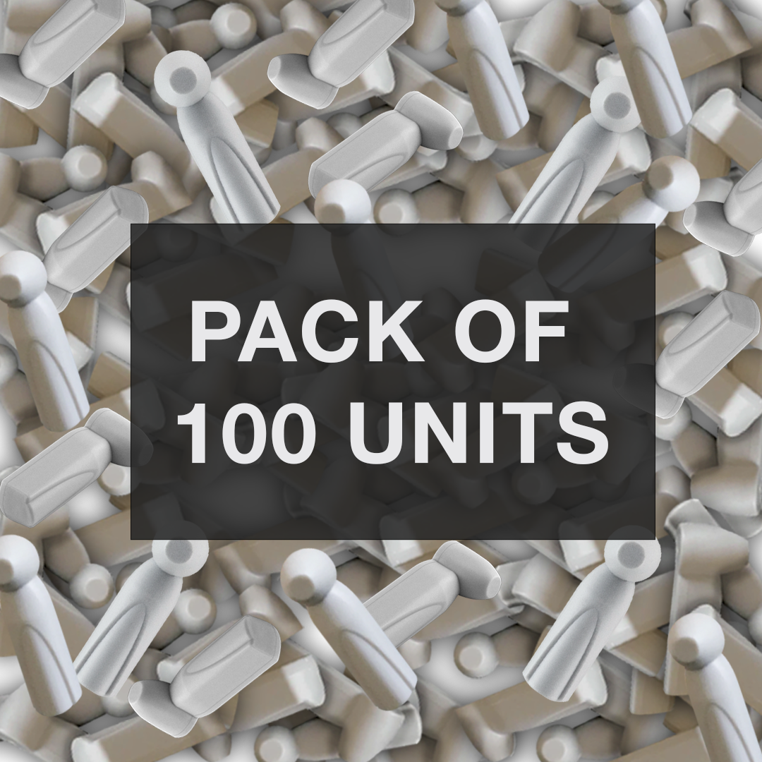 AM Magnetic Pencil Tag – Pack of 100 units. Bulk pack offering reliable acousto-magnetic anti-theft protection for a variety of retail items, ensuring effective security and loss prevention.