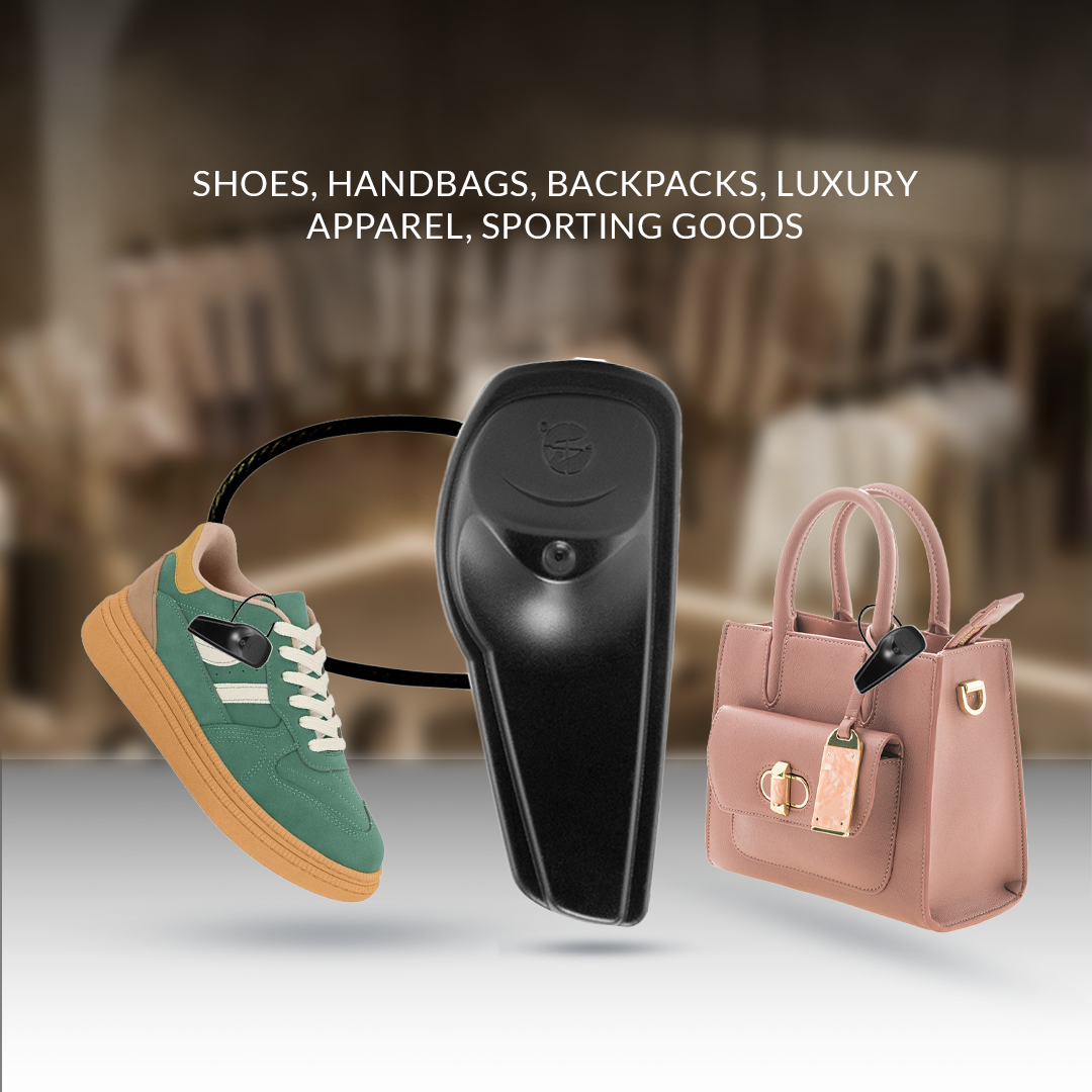 SuperTag III Integral Lanyard Black - Original Product Sensormatic