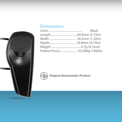 SuperTag III Integral Lanyard Black - Original Product Sensormatic