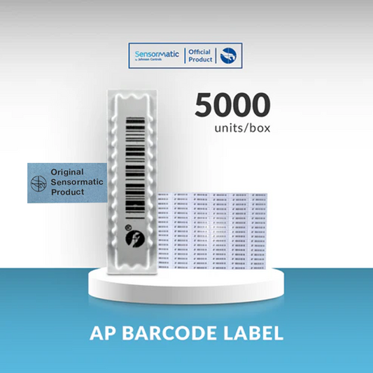 AP Mock Barcode Sheet Label - Case of 5000 - Original product Sensormatic