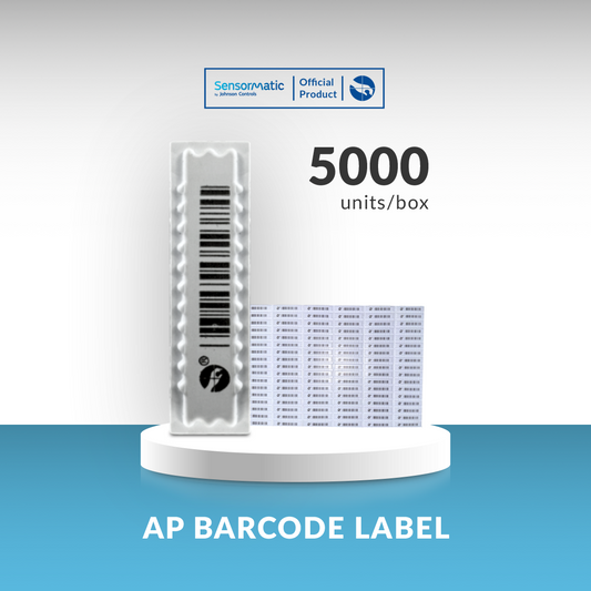 AP Mock Barcode Sheet Label - Case of 5000 - Original product Sensormatic