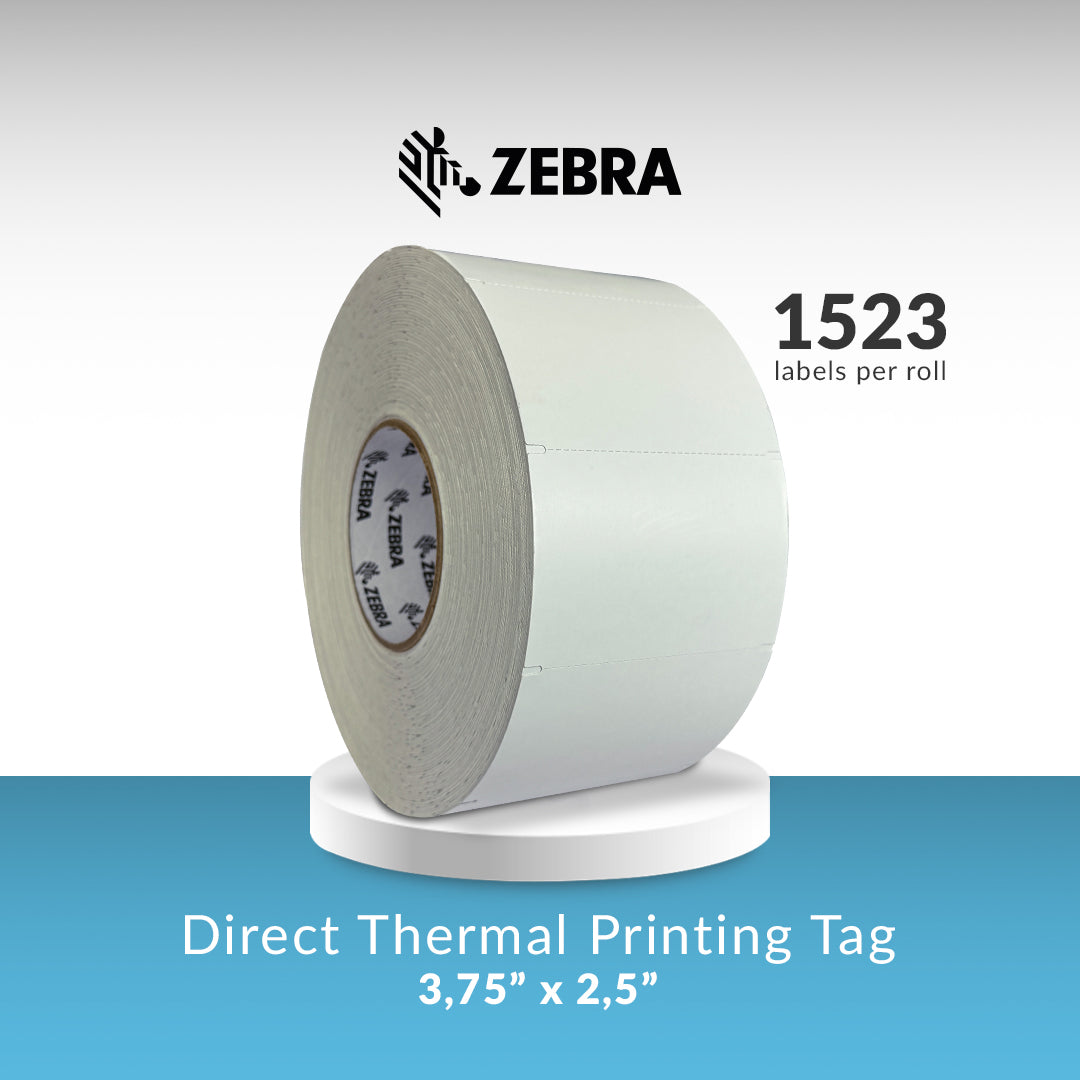 Direct Thermal Zebra Label 3,75x2,5