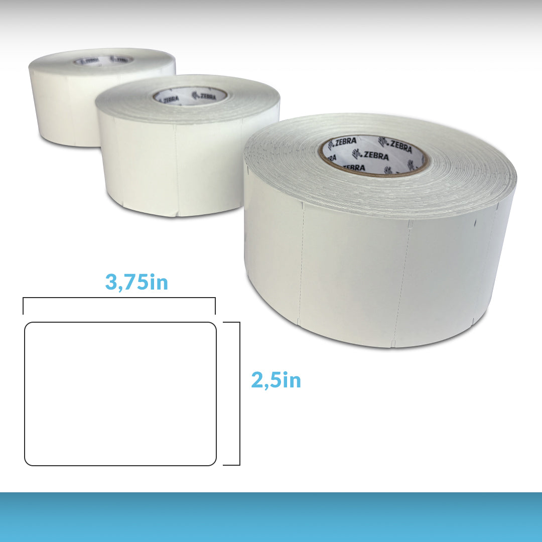 Direct Thermal Zebra Label 3,75x2,5 3