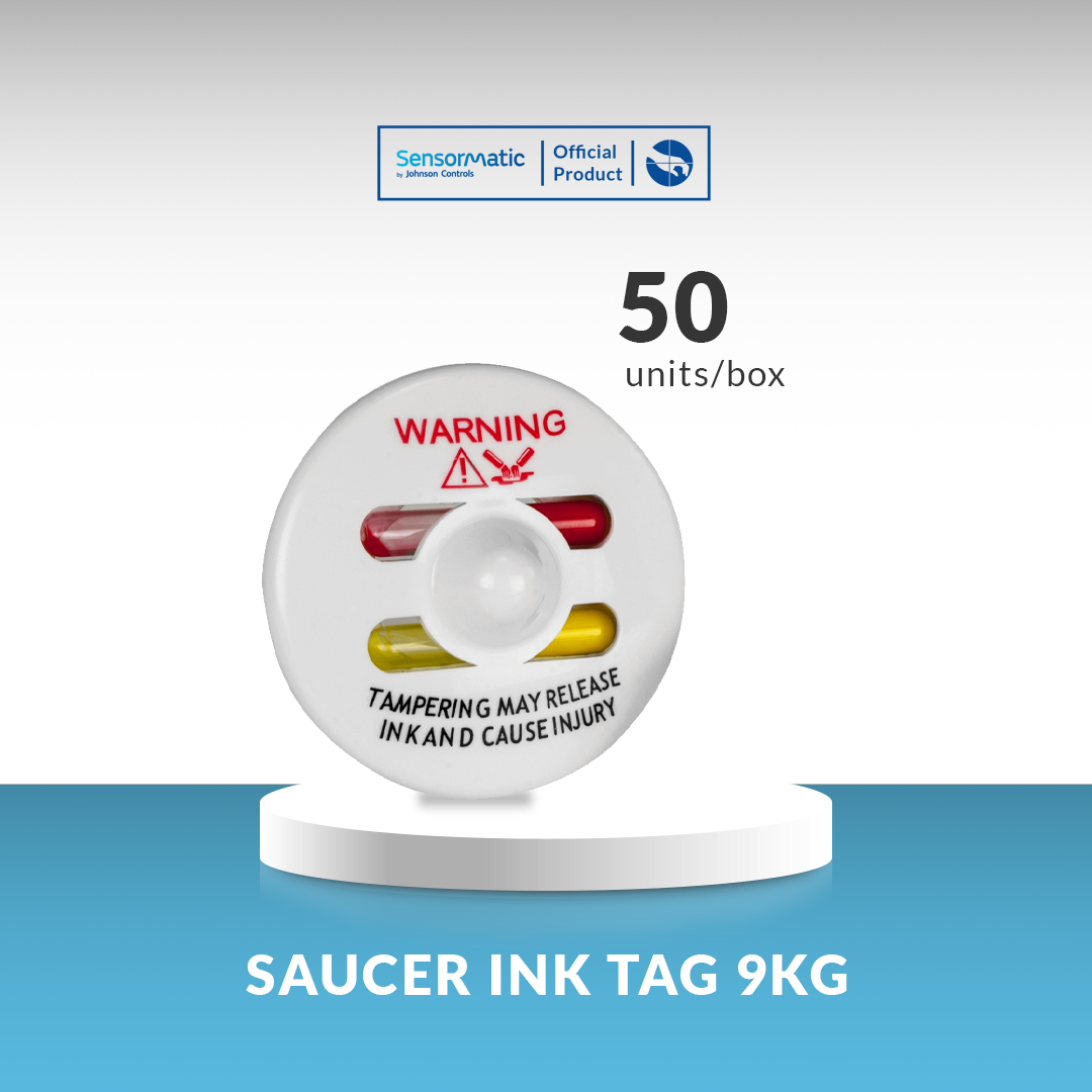 AM Magnetic Saucer Ink Tag - Original Product Sensormatic