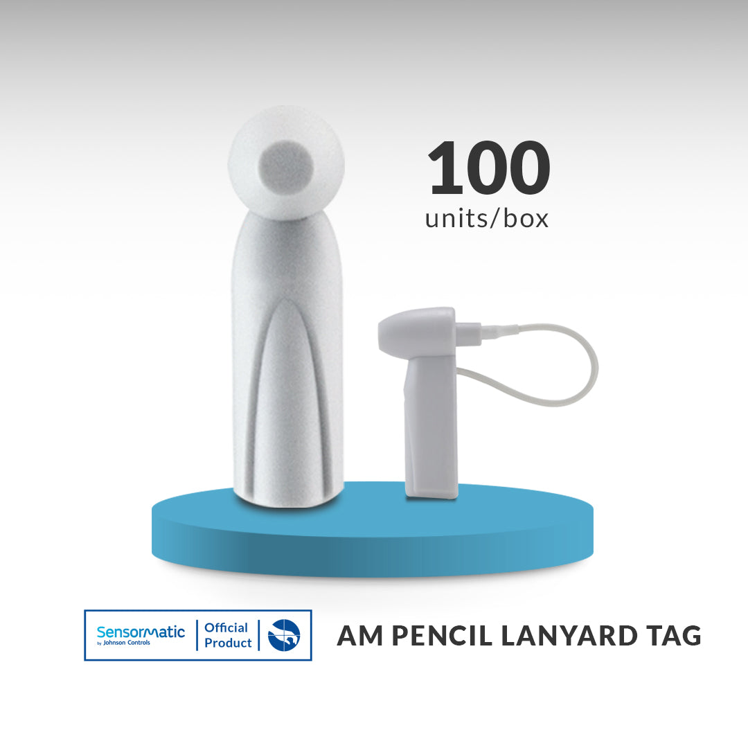 AM Magnetic 9kG Pencil Lanyard Tag - Pack of 100 - Original Product Sensormatic