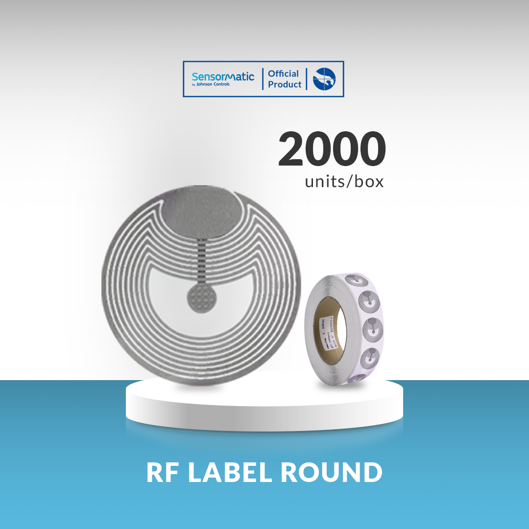 RF Label 30 mm Round - 2000 Units - Original Product Sensormatic