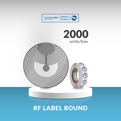 RF Label 30 mm Round - 2000 Units - Original Product Sensormatic