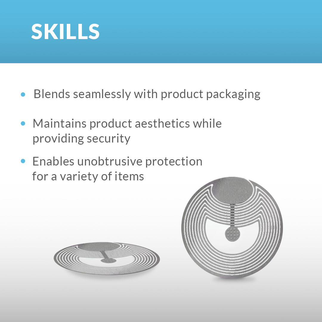 RF Label 30 mm Round - 2000 Units - Original Product Sensormatic