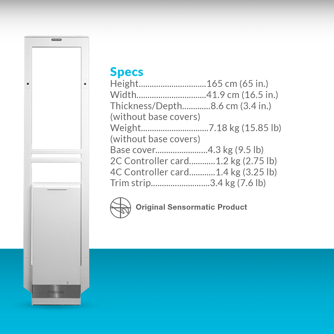 Dual Synergy 2.5m Self-Contained Pedestal | Original Product Sensormatic | Advanced AM detection system designed to provide reliable merchandise protection and wide aisle coverage in modern retail environments.