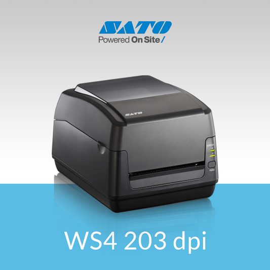 SATO WS4 203 dpi thermal label printer compact barcode printing device