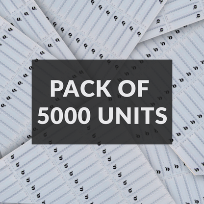 Pack of 5,000 white Sensormatic AP Sheet Label AM retail security labels