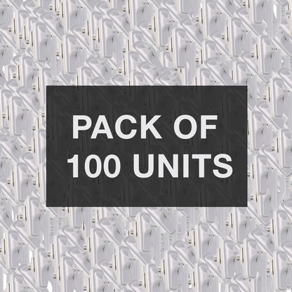 Bulk pack of 100 InFuzion SuperTag 4 units, a professional EAS solution for retail inventory control.