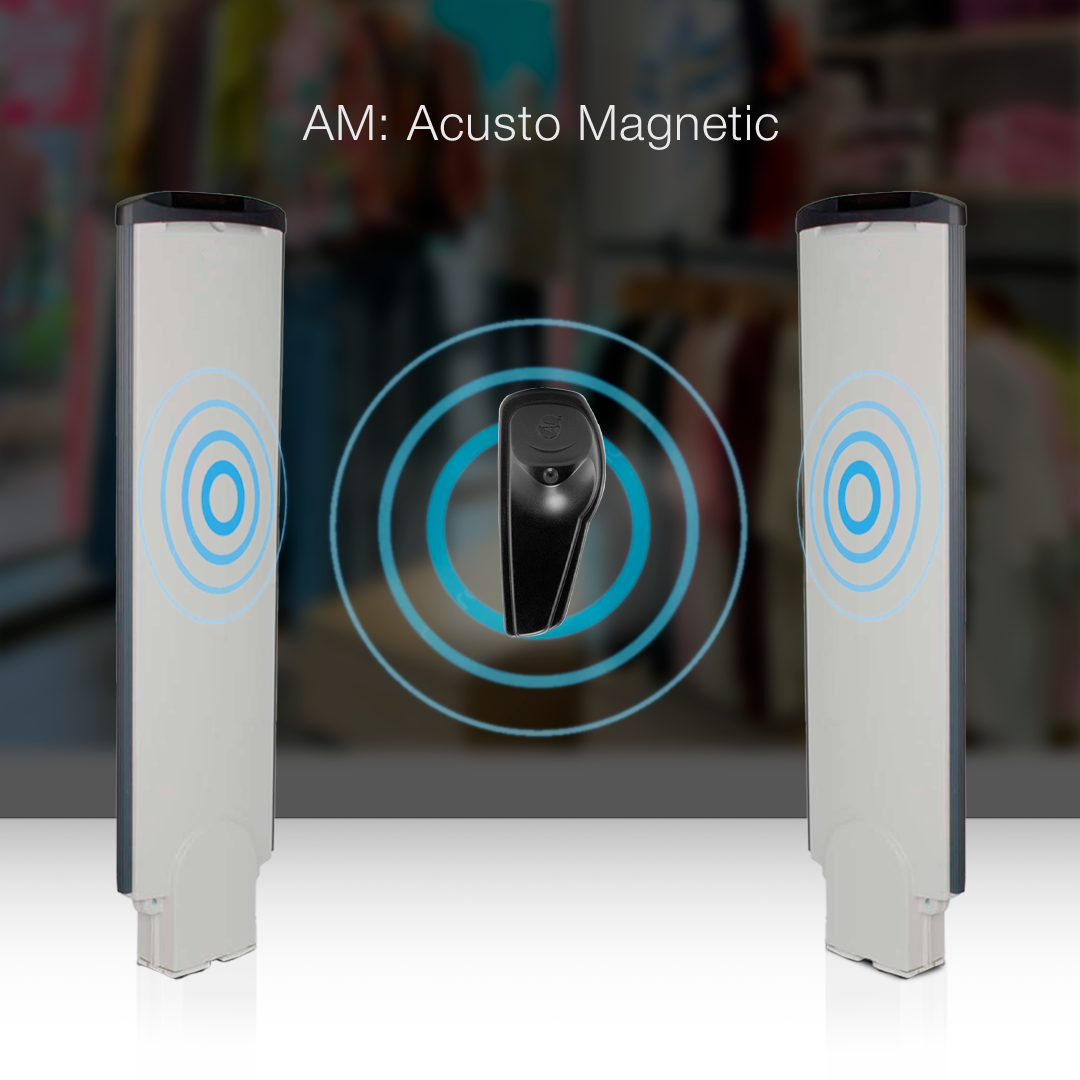 Sensormatic SuperTag ZL303 positioned next to standard SuperTag manual detachers for rapid point-of-sale checkout removal.